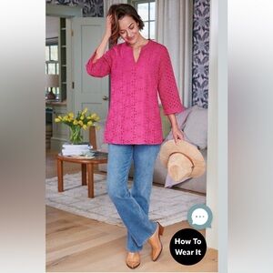 Soft Surroundings jeans pull on style women’s size 1X (18-20)